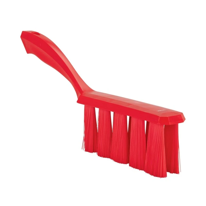 Vikan Red Hand Brush with 57 mm Bristle Length, Overall Dimensions 330x35x135 mm 45854