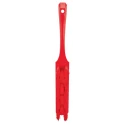 Vikan Red Hand Brush with 57 mm Bristle Length, Overall Dimensions 330x35x135 mm 45854