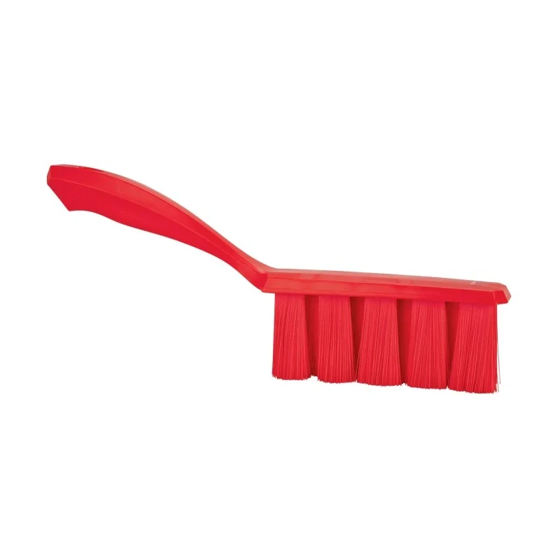 Vikan Red Hand Brush with 57 mm Bristle Length, Overall Dimensions 330x35x135 mm 45854