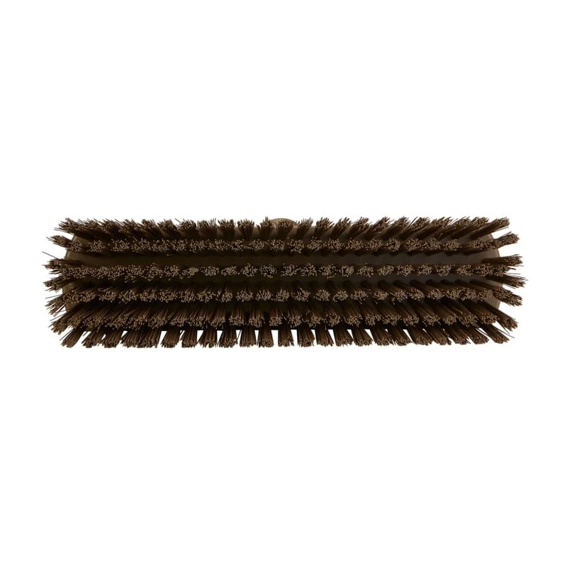 Vikan Hard Bristle Brown Scrubbing Brush with 46 mm Polyethylene Terephthalate Bristle Length 706066