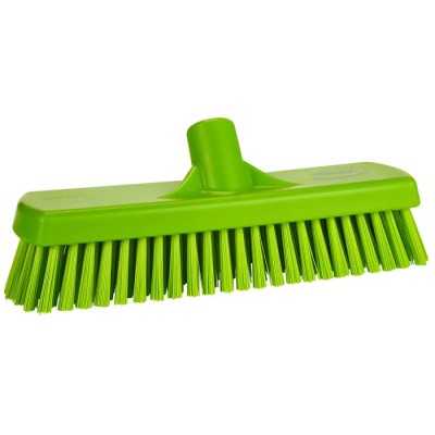 Vikan Hard Bristle Green Scrubbing Brush with 46 mm Polyethylene Terephthalate Bristles 706077