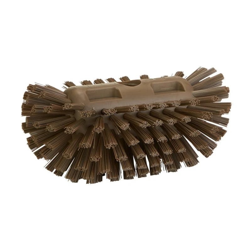 Vikan Brown Hard Bristle Tank Scrubbing Brush 40mm Bristle Length 130mm Width 205mm Depth 703766