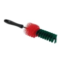 Vikan Hard Bristle Rim Scrubbing Brush Black 40 mm Bristle Length Polyester Bristle Material 525352