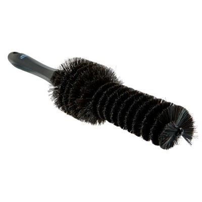 Vikan Black Scrubbing Brush with 40 mm Hair Bristle Length, 65 mm Overall Dimensions 525052