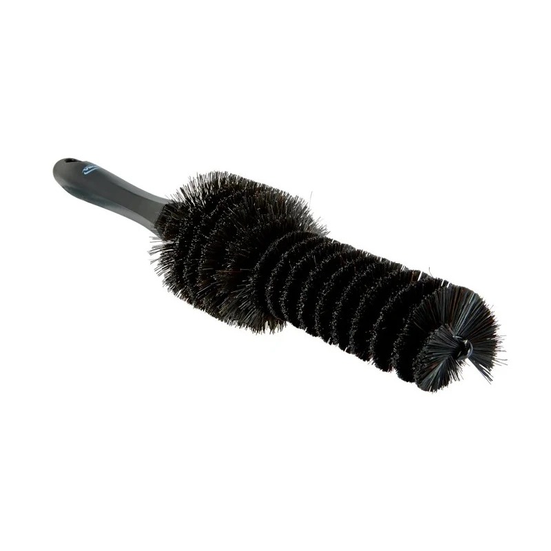 Vikan Black Scrubbing Brush with 40 mm Hair Bristle Length, 65 mm Overall Dimensions 525052