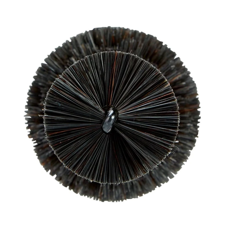 Vikan Black Scrubbing Brush with 40 mm Hair Bristle Length, 65 mm Overall Dimensions 525052