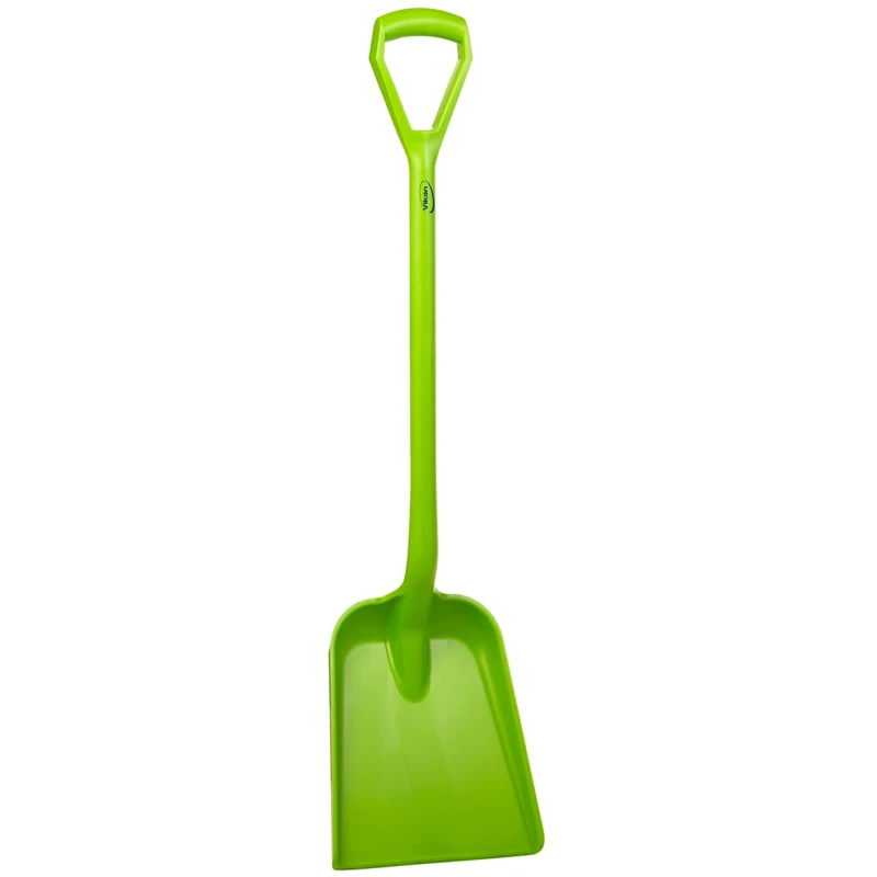 Vikan D Grip Lime Polypropylene Shovel Blade Width 271 mm Handle Length 1040 mm Model 562577