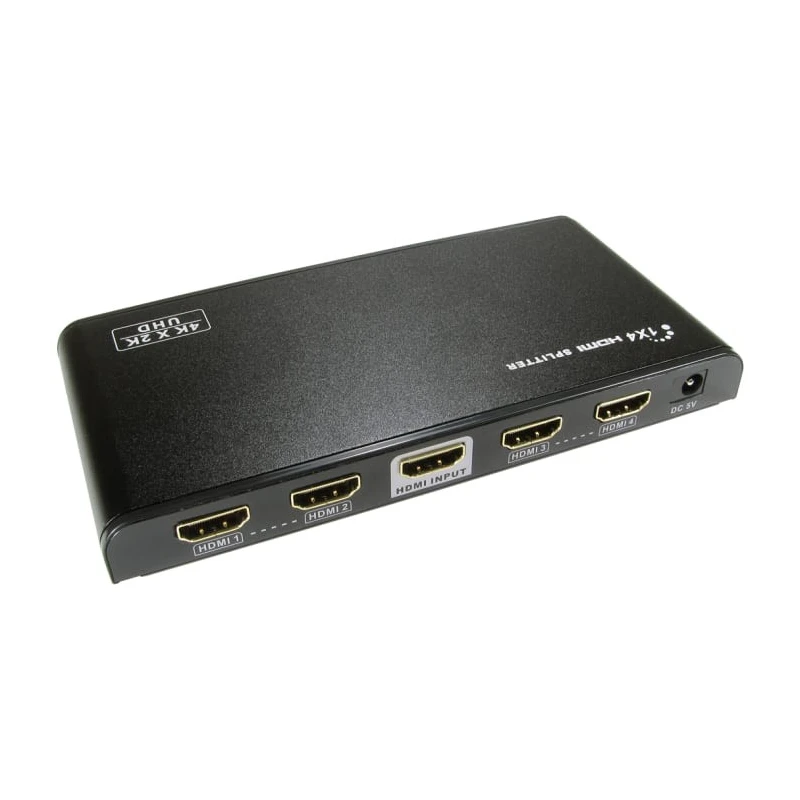 NewLink 4 Port 1 Input 4 Output HDMI Splitter 4K x 2K HDMI2.0 HDCP2.2 Compliant NLHDSP404-V2