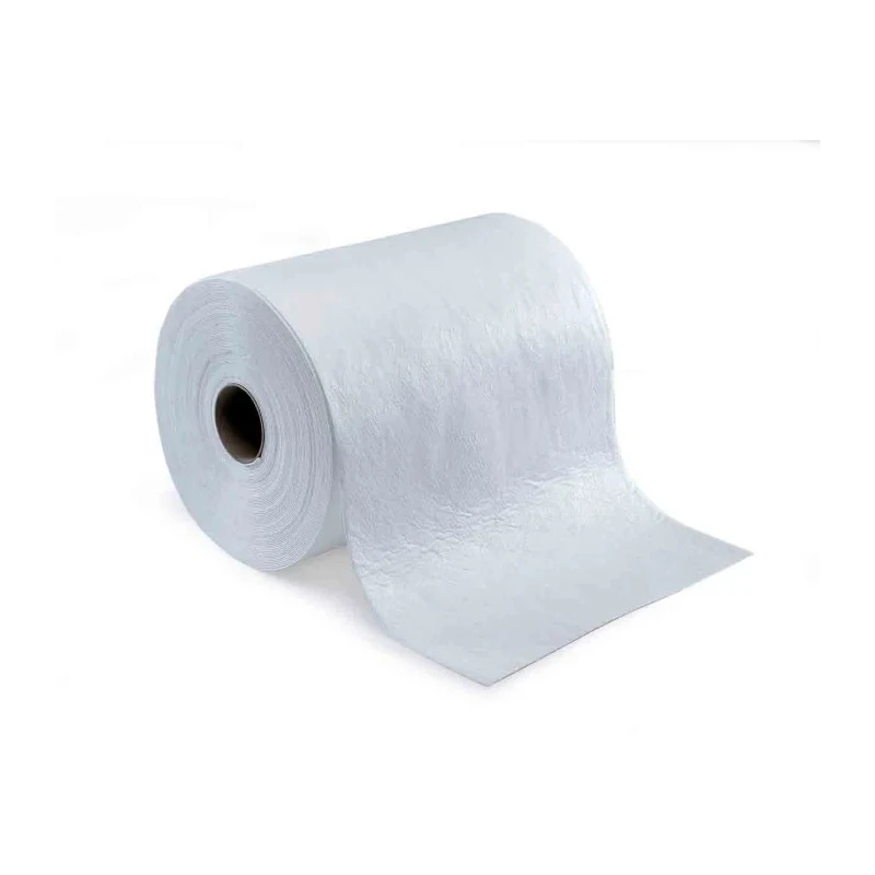 RS PRO Spill Absorbent Roll for Oil Use White Polypropylene 400mm x 4000mm 50L Capacity 189-0039