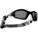 Bolle Safety TRACKER II Safety Glasses, Smoked Polycarbonate Lens, Anti-Scratch and Anti-Fog Coating TRACPSF