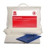 RS PRO Oil Spill Kit 13 L Absorbent Capacity, 10 Pads, 1.2m Sock, Hazard Bag 189-0064