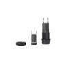 Schurter 10A Panel Mount Fuse Holder, 1 Pole, Thermoplastic Body, Slotted Cap, 250 V 3101.0110