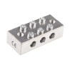 RS PRO 3-Way CE (BS EN 60998) Earth Block with 16AWG Wire, Screw Termination, Brass Housing 867-0991