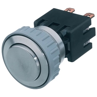 Schurter MSM 22 Series Illuminated Push Button Switch, Latching, Panel Mount, 19.1 mm Cutout, SPST RGB 1241.6831.1110000