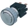Schurter MSM 22 Series Illuminated Push Button Switch, Latching, Panel Mount, 19.1 mm Cutout, SPST RGB 1241.6831.1110000