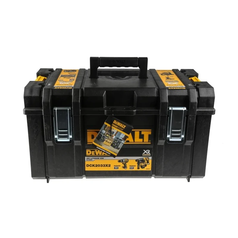 DeWALT 54V Brushless Cordless Power Tool Kit with 2 x 9Ah Batteries, Type G Plug DCK2033X2-GB
