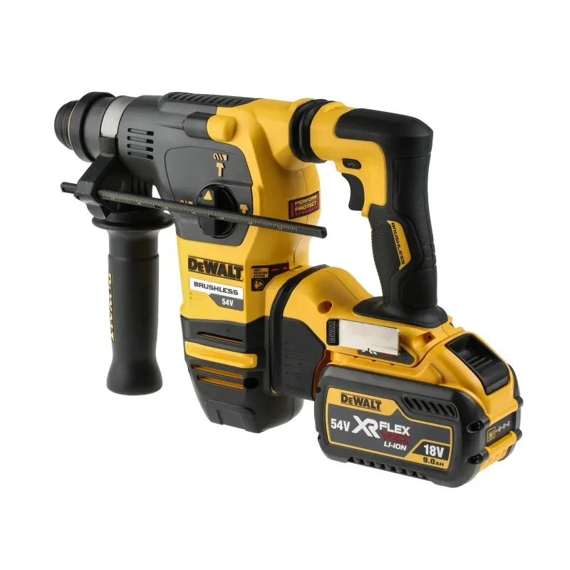 DeWALT 54V Brushless Cordless Power Tool Kit with 2 x 9Ah Batteries, Type G Plug DCK2033X2-GB