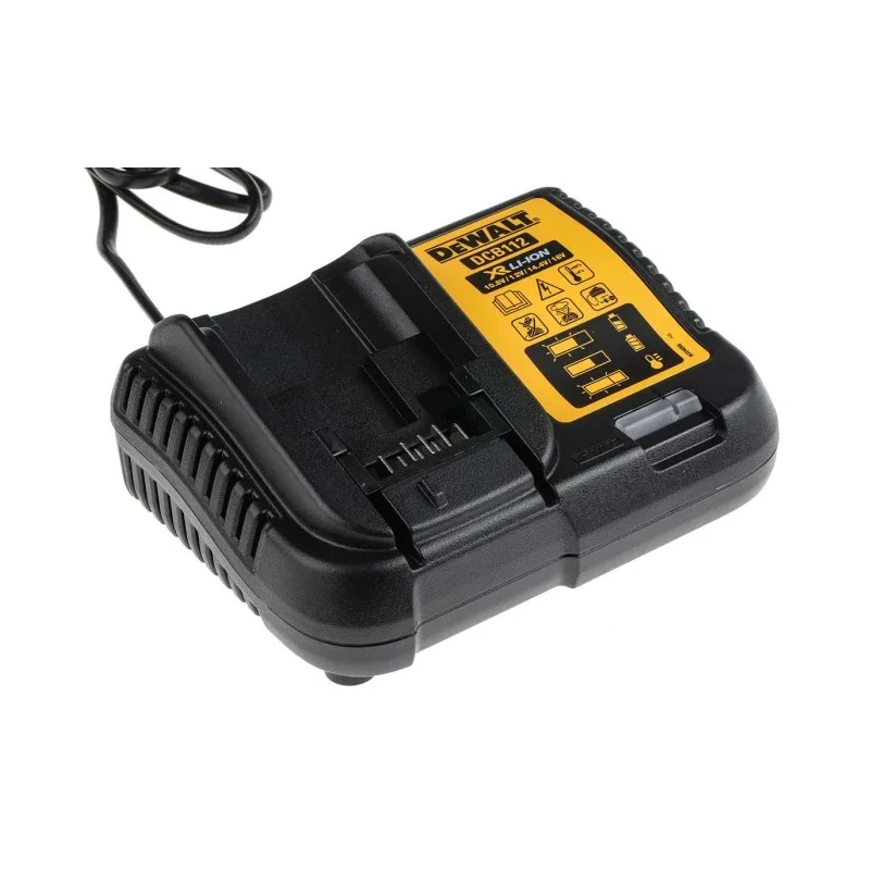 DeWALT 12V XR Brushless Twin Cordless Power Tool Kit with 2 x 3.0Ah Batteries, Multi-voltage Charger, TSTAK II DCK2111L2T-GB