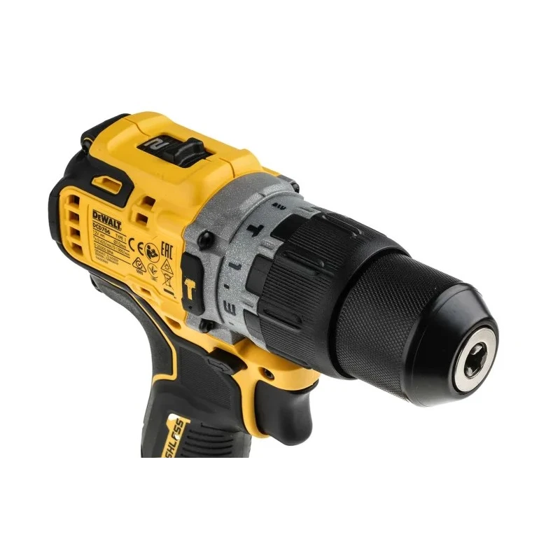 DeWALT 12V XR Brushless Twin Cordless Power Tool Kit with 2 x 3.0Ah Batteries, Multi-voltage Charger, TSTAK II DCK2111L2T-GB