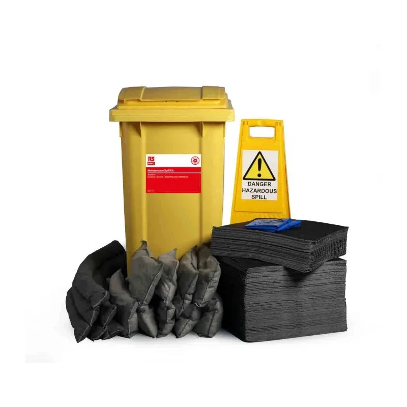 RS PRO 210 L Maintenance Spill Kit with 210 Liters Absorbent Capacity for Oil and Chemical Spills 189-0077