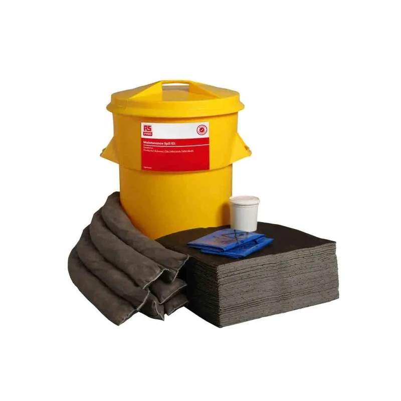 RS PRO 84 L Maintenance Spill Kit Absorbent Capacity 84L for Oil and Water-Based Fluids 189-0075