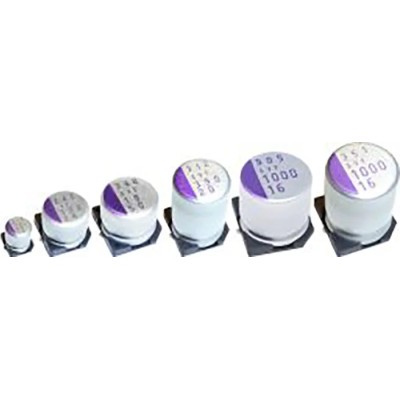 Panasonic 1 mF 16V DC Surface Polymer Capacitor SVF Series 500 Package 16SVF1000MX