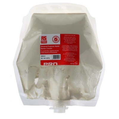 RS PRO General Purpose Barrier Cream 800 ml Pouch 189-0276