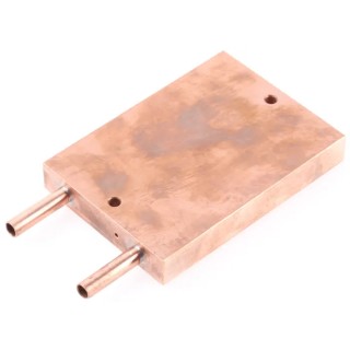 Thermo Electric Devices Liquid Heat Exchanger Copper Radiator 12.7 mm Height, 89 mm Width, 64 mm Depth LI301