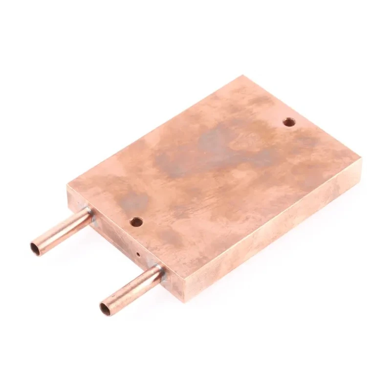 Thermo Electric Devices Liquid Heat Exchanger Copper Radiator 12.7 mm Height, 89 mm Width, 64 mm Depth LI301