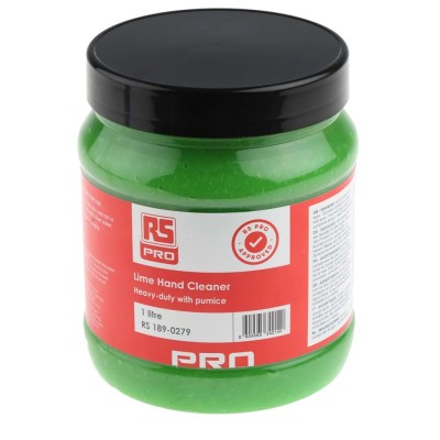 RS PRO Lime Heavy-Duty Hand Cleaner 1 L Tub Liquid with Pumice 189-0279