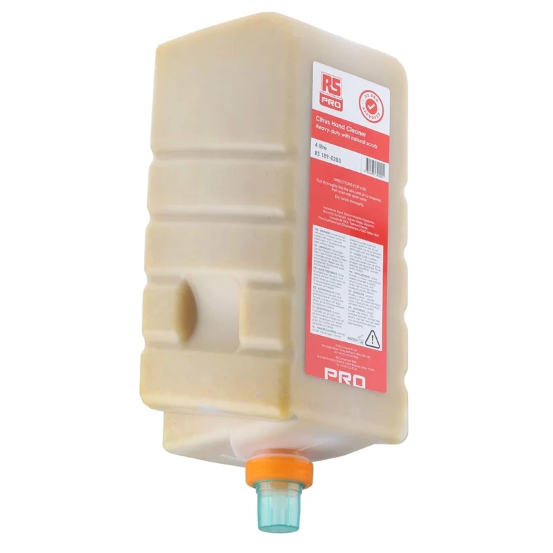RS PRO Citrus Heavy-Duty Solvent Free Hand Cleaner 4 L Cartridge 189-0283