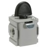 Parker Pneumatic Manual Control Valve Handle Type G BSPP 1/4, Aluminium Body, 17 bar, 42.4 SCFM, Model P31VB12LBNN