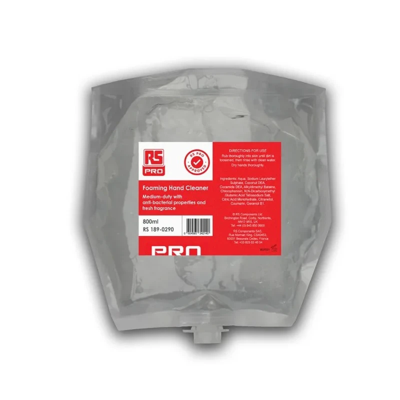 RS PRO High Quality Fresh Fragrance Anti-Bacterial Foaming Hand Cleaner 800 ml Cartridge 189-0290