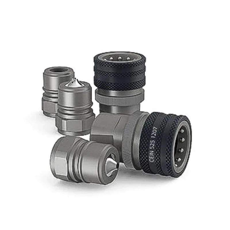 CEJN Steel Hydraulic Quick Connect Coupling Female G 3/4 in 280 bar Zinc Plated Screw Lock Seal Nitrile Rubber C105251207