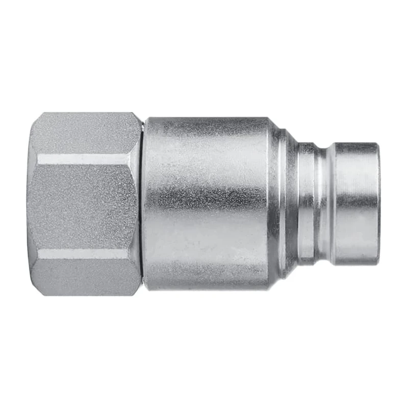 CEJN Steel Hydraulic Quick Connect Coupling Male G 3/4 in, Zinc Plated, Nitrile Rubber Seal, 400 bar C106656201