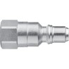 CEJN Steel Hydraulic Quick Connect Coupling Male G 3/8 in, Screw Lock, 350 bar C105256204