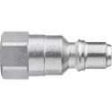 CEJN Steel Hydraulic Quick Connect Coupling Male G 1/4 in, 450 bar C105256202