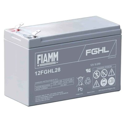 Fiamm 12 V Faston 6.3 Sealed Lead Acid Battery 7.2 Ah VRLA AGM 65mm x 100mm 12FGHL28