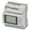 Phoenix Contact Multi-Functional 3 Phase Digital LCD Energy Meter , 80x90 mm Cutout, Class 2 Accuracy, Modbus/TCP 2907983