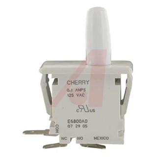 ZF Door Micro Switch Plunger, SPDT 100 mA, Thermoplastic Polyester Housing, Quick Connect Terminals, Max 85°C, Min 0E68-00A0