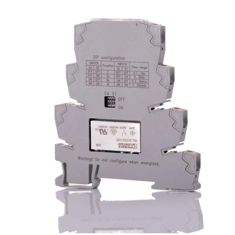 Phoenix Contact Timer Relay 1-Contact Multifunction 19.2 to 30 V DC 0.1 s to 300 min PLC-TR-1T-MUL-300M-PT 2910141