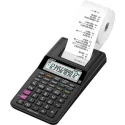 Casio Battery Powered Printing Calculator Black with 12-Digits LCD Display, 4x AA Batteries, 2.0 Lines/Sec HR-8RCE-BK-W-EC