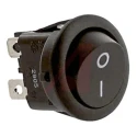 ZF DPST On-Off On-Off Rocker Switch Panel Polyamide 66 Housing 20 mm Panel Cutout 10A Contact Current RRA32H3FBBNN