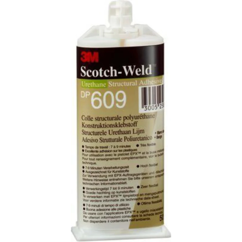 3M Scotch-Weld DP609 Liquid Adhesive Brown 48 ml Non-Sag Structural Contact Adhesive DP609