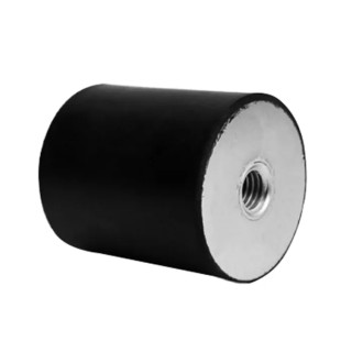 RS PRO Cylindrical M5 Anti-Vibration Mount Rubber Bobbin 4.9 kg Compression 15 mm OD 20 mm H 189-3204