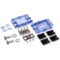 RS PRO Non-Fused Terminal Block 2-Way, 25mm² Wire Screw, 450V, Transparent Blue Polycarbonate 868-0761