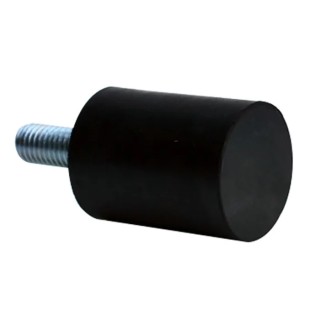 RS PRO M4 Anti-Vibration Mount Male Buffer Foot 9.2 kg Compression, 16 mm OD, 10 mm Height 189-3239