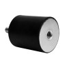 RS PRO M6 Anti-Vibration Mount Male to Female Bobbin, Natural Rubber, 20 mm OD, 20 mm Height, 12.1 kg Compression 189-3279