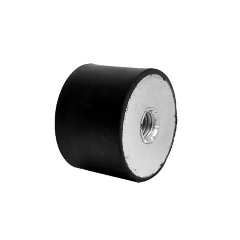 RS PRO Anti-Vibration Mount Female Buffer Foot M6 Thread Size Natural Rubber 27kg Compression Load 25mm OD 25mm 189-3315