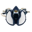 3M 4000+ Series Half Mask Respirator Blue Thermoplastic Elastomer EN 405:2001 + A1:2009 4279+